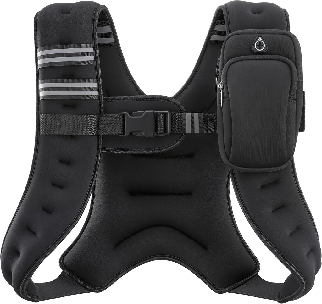 Gilet Zavorrato Regolabile con Strisce Riflettenti