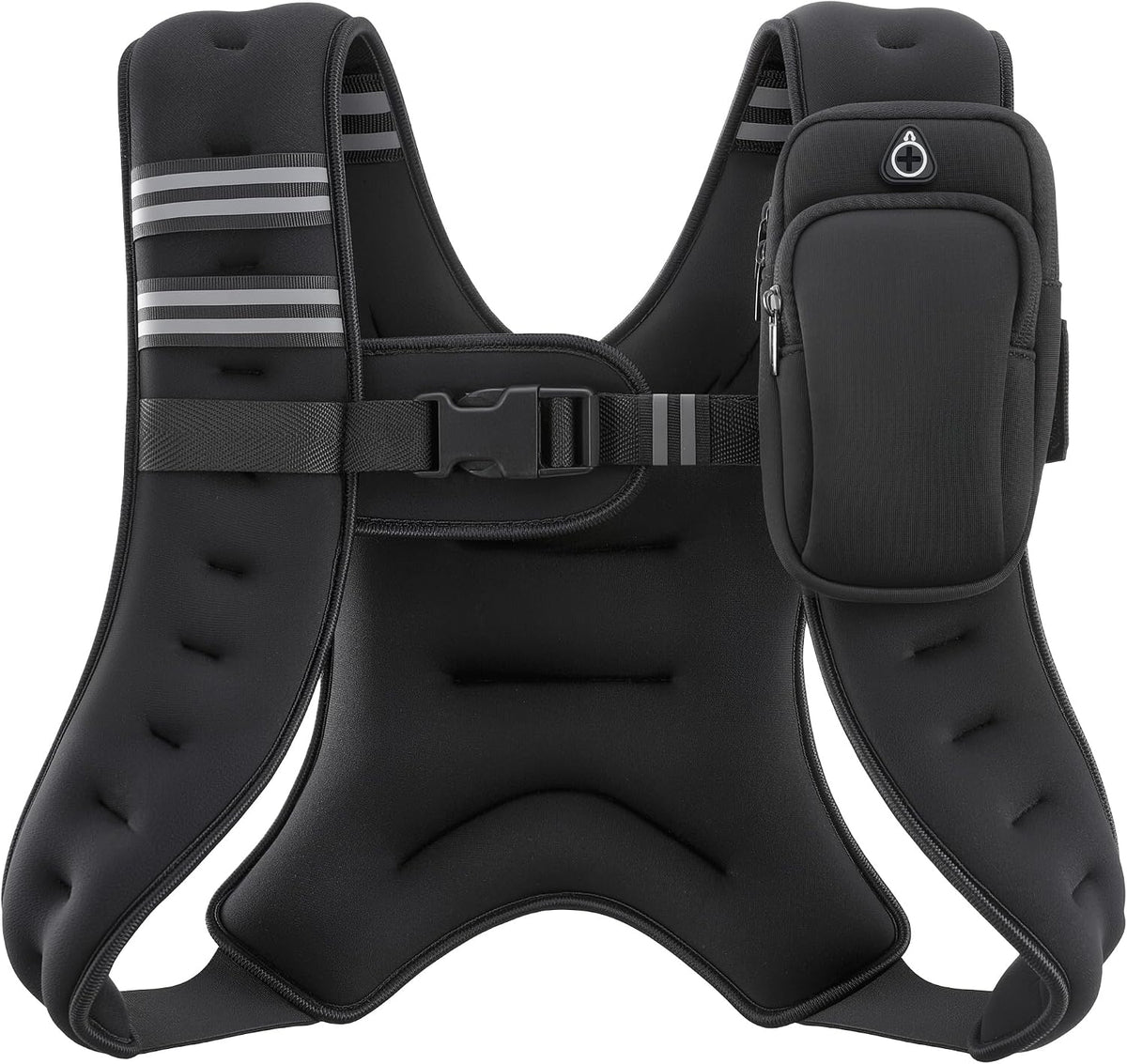 Gilet Zavorrato Regolabile con Strisce Riflettenti