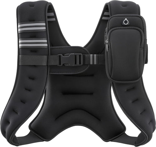 Gilet Zavorrato Regolabile con Strisce Riflettenti