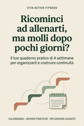 Allenati con costanza – Quaderno pratico di 4 settimane (PDF)